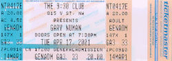 Washington Ticket 2001